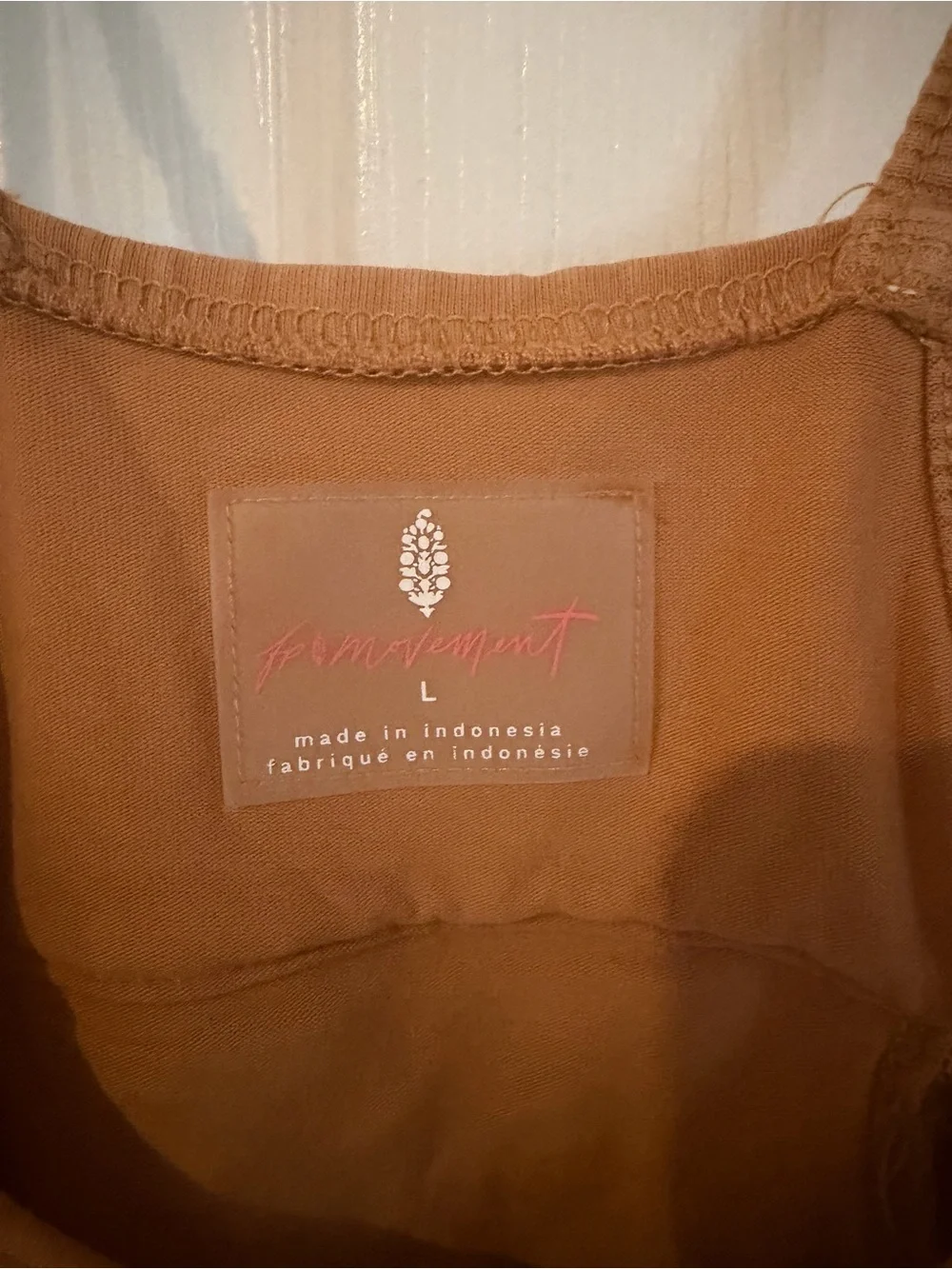 Free People Rust-Toned Utility Jumpsuit - Picture 2 of 3
